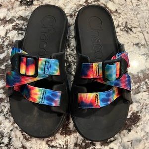 Chaco youth slip on sandals